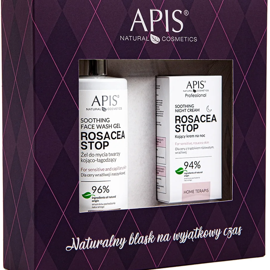 Apis Natural Cosmetics Rosacea-Stop Presentförpackning motverkar rodnader