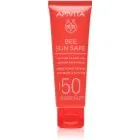 Apivita Bee Sun Safe Anti-Spot and Anti-Age Face Cream SPF 50 Skyddande kräm mot hudens åldrande SPF 50 50 ml