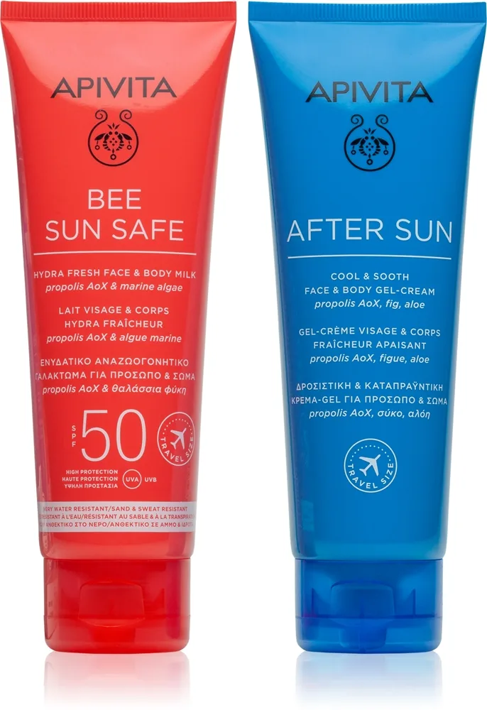 Apivita Bee Sun Safe Beach Essentials setti auringonottoon