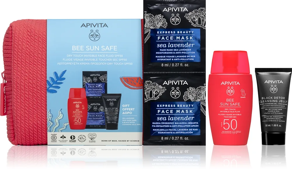 Apivita Bee Sun Safe Dry Touch Gift Set Presentförpackning För att bli brun SPF 50
