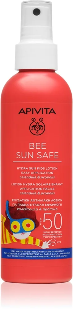 Apivita Bee Sun Safe Kids Spray SPF50 Sollotion til børn SPF 50 200 ml