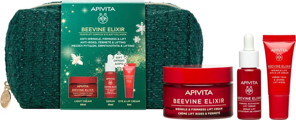 Apivita Beevine Elixir Collagen Reboot julegavesæt med opstrammende effekt
