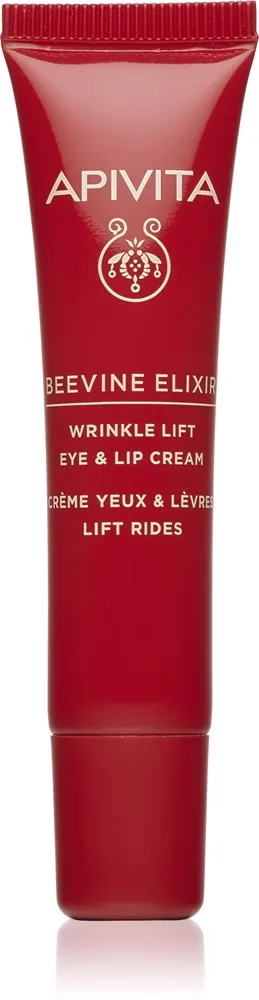 Apivita Beevine Elixir Eye & Lip cream Intensiv løftende øjencreme Modvirker rynker og mørke rande 15 ml