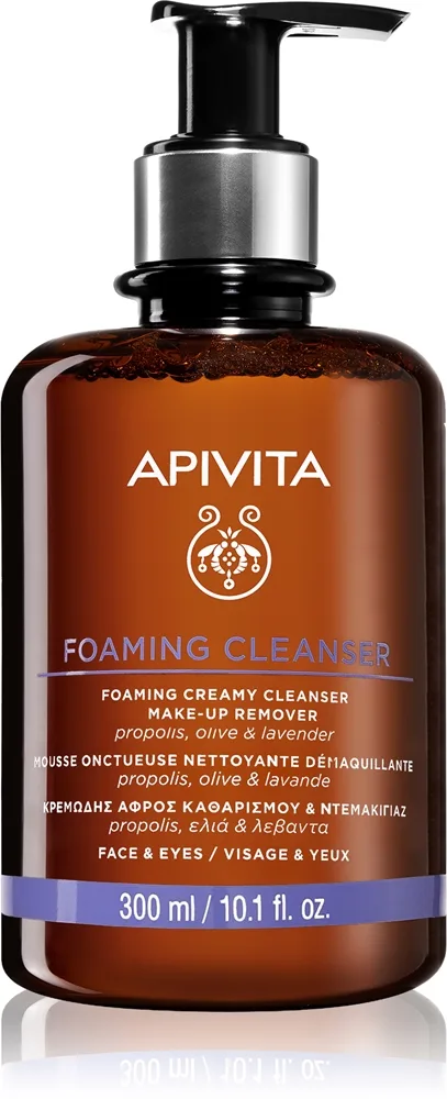 Apivita Cleansing Foaming Cleanser Milt rengörande skum 300 ml