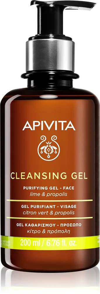 Apivita Cleansing Gel for Oily Skin Rengöringsgel för fet och blandhud 200 ml