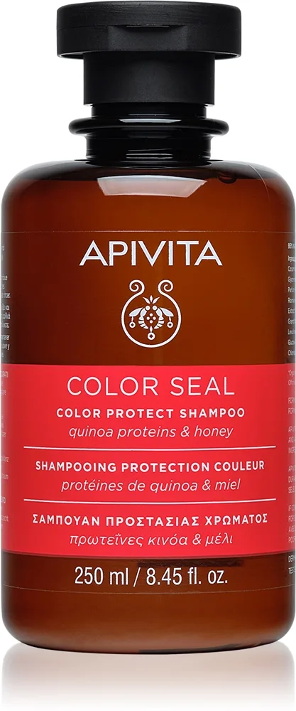 Apivita Color Seal Shampoo väriä suojaava shampoo ei sisällä sulfaatteja 250 ml