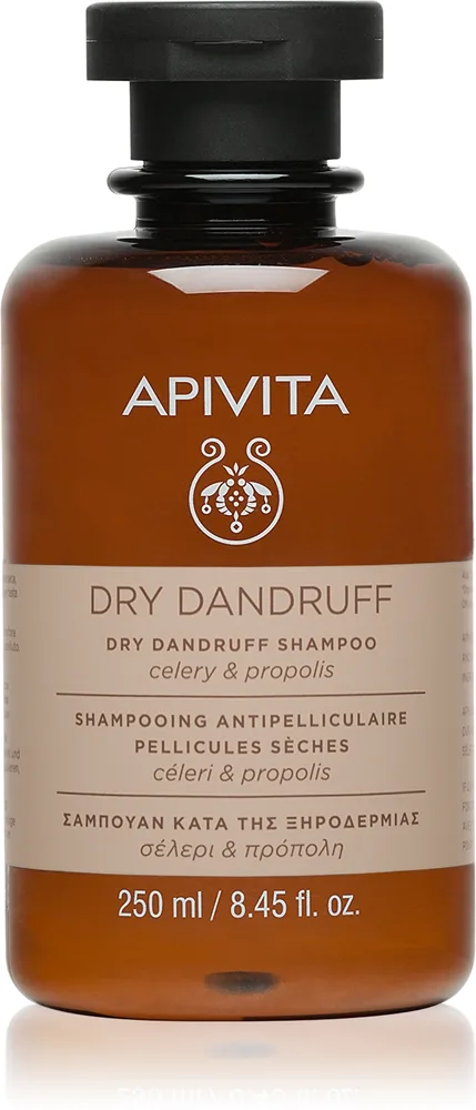 Apivita Dandruff Dry Dandruff Shampoo hilsettä ehkäisevä shampoo 250 ml