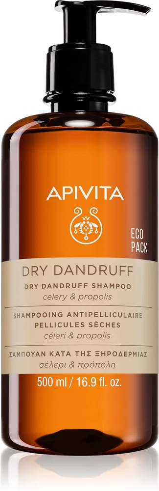 Apivita Dandruff Dry Dandruff Shampoo hilsettä ehkäisevä shampoo 500 ml