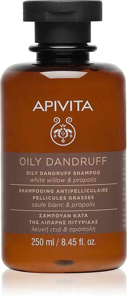 Apivita Dandruff Oily Dandruff Shampoo Anti-skæl shampoo Til fedtet hår 250 ml