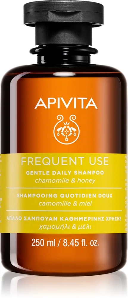 Apivita Frequent Use Gentle Daily Shampoo shampoo jokapäiväiseen käyttöön sisältää kamomillaa 250 ml