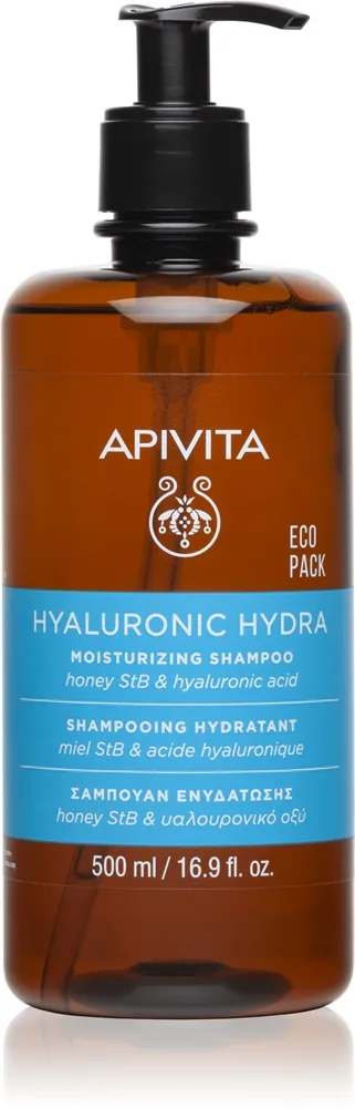 Apivita Hyaluronic Hydra Moisturizing Shampoo kosteuttava shampoo 500 ml