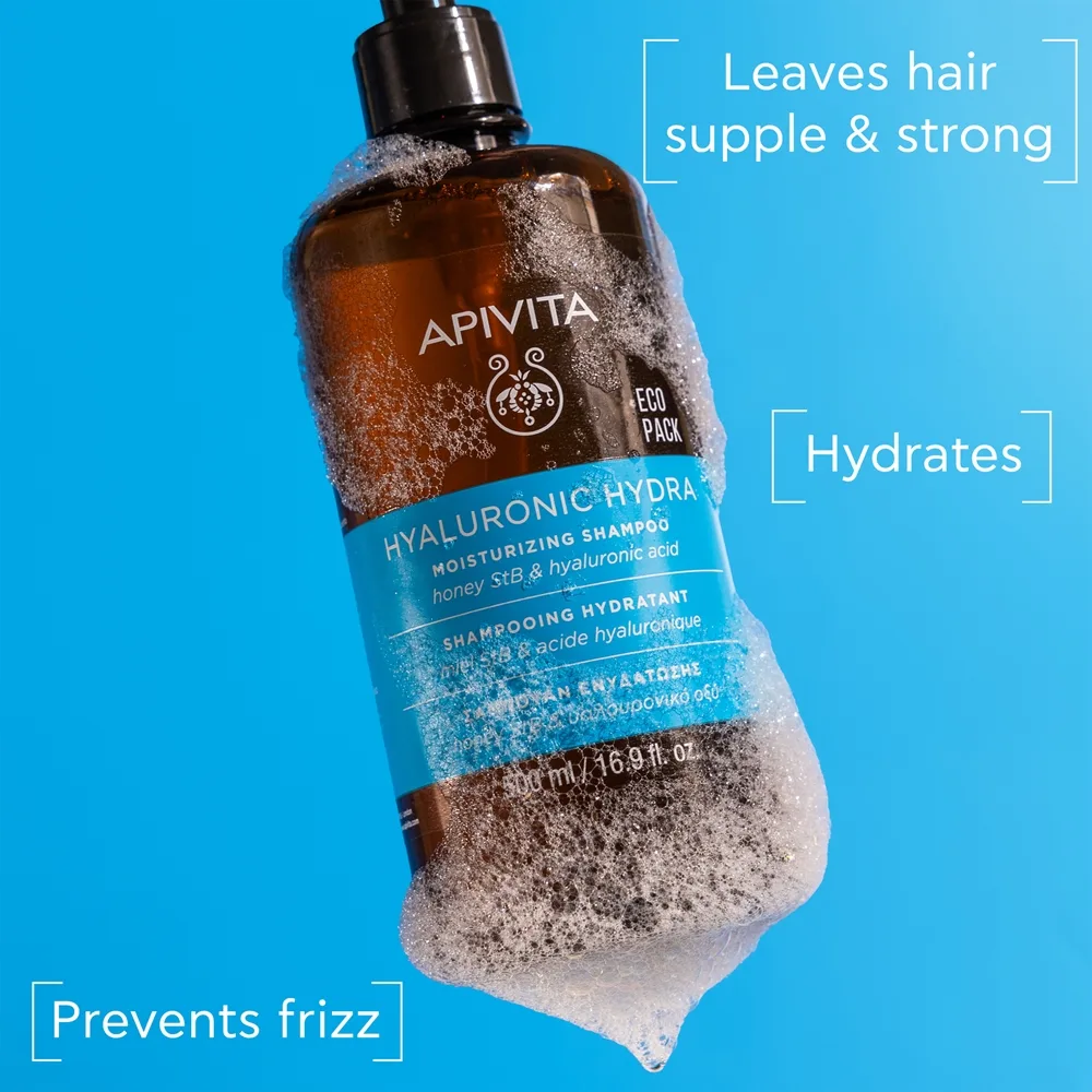 Apivita Hyaluronic Hydra Moisturizing Shampoo Fugtgivende shampoo 75 ml