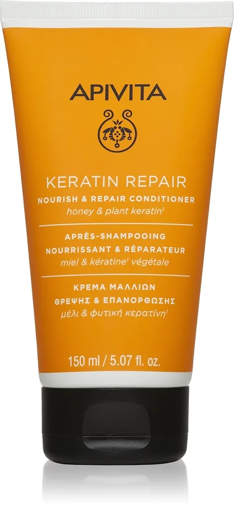 Apivita Keratin Repair Nourish Repair Conditioner uudistava keratiinihoitoaine kuiville ja vaurioituneille hiuksille 150 ml