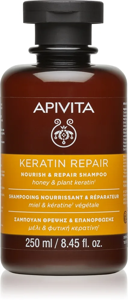 Apivita Keratin Repair Nourish Repair Shampoo puhdistava shampoo 250 ml