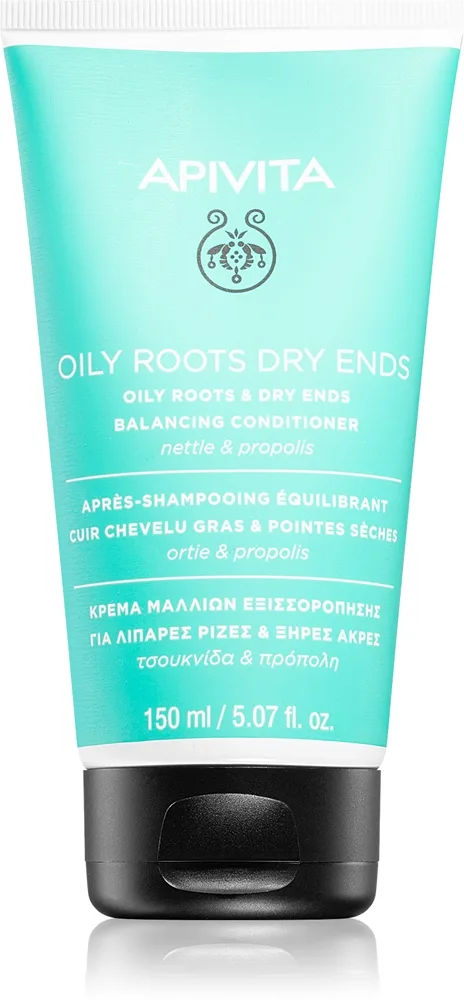 Apivita Oily Roots & Dry Ends Balancing Conditioner hoitoaine rasvoittuvalle päänahalle ja kuiville latvoille 150 ml