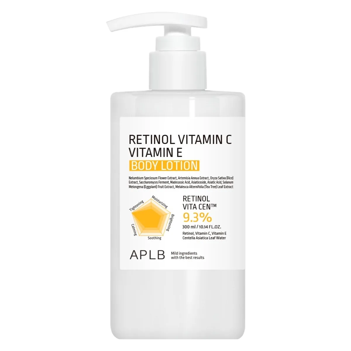 APLB Retinol Vitamin C Vitamin E Body Lotion 300ml