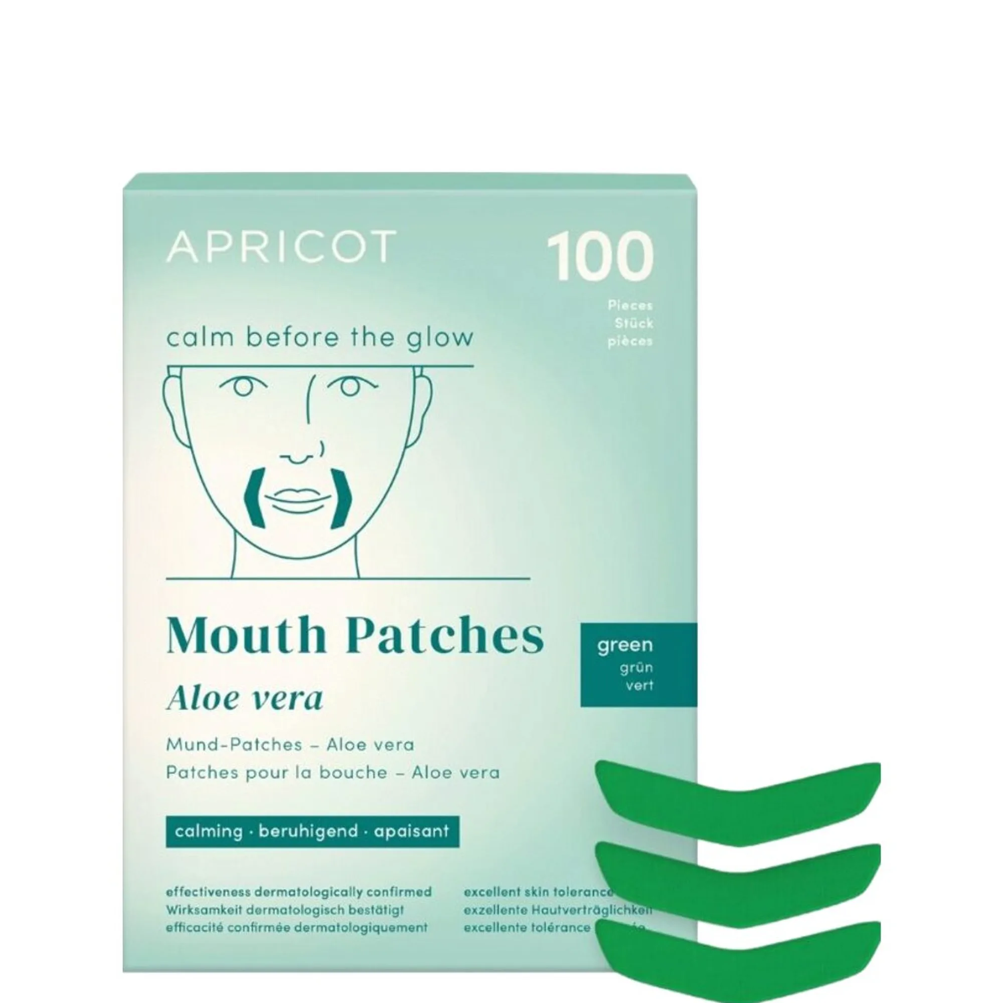 APRICOT Mouth patches with aloe vera Läppkuddar