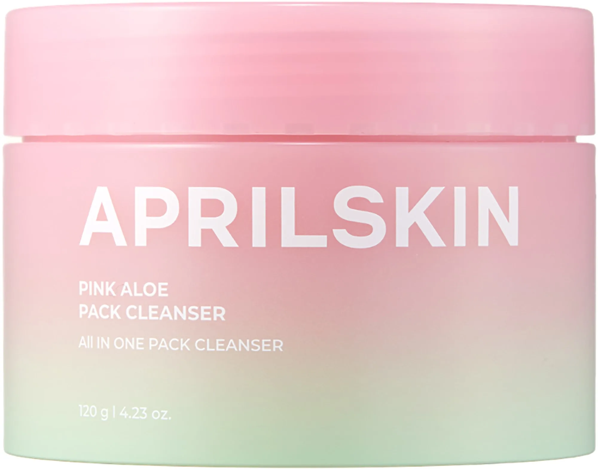 APRILSKIN Pink Aloe Pack Cleanser Sminkborttagande rengöringsbalsam med återfuktande effekt 120 g