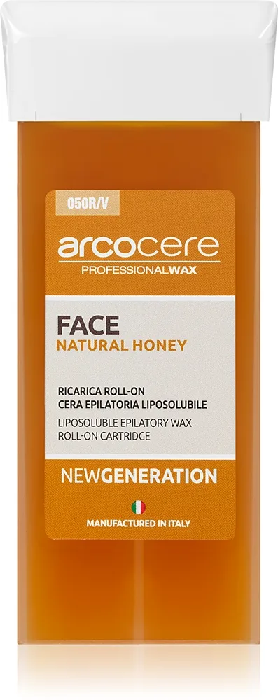 Arcocere Professional Wax Face Natural Honey karvanpoistovaha kasvoille täyttöpakkaus 100 ml