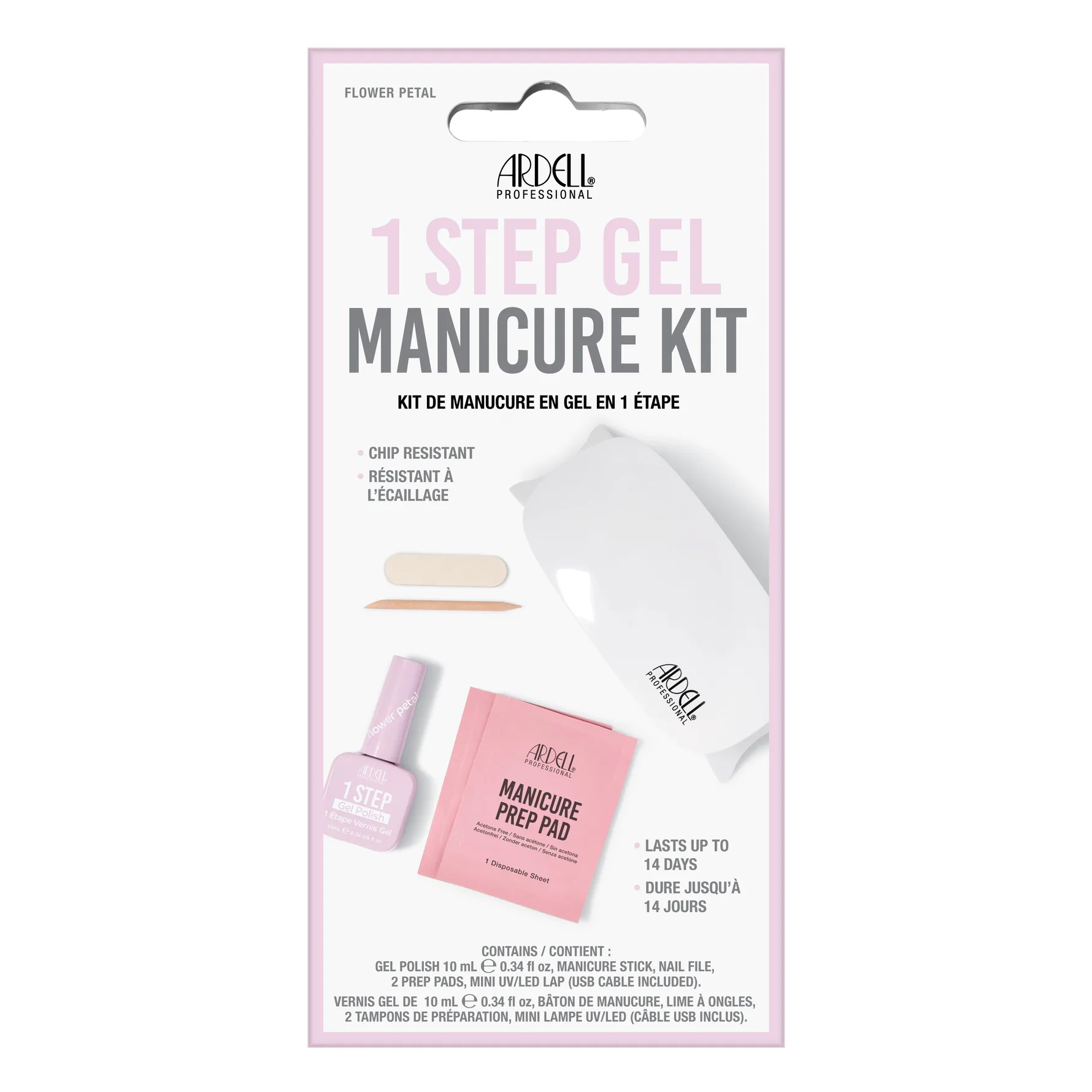 1 Step Gel Polish Manicure Kit Flower Petal