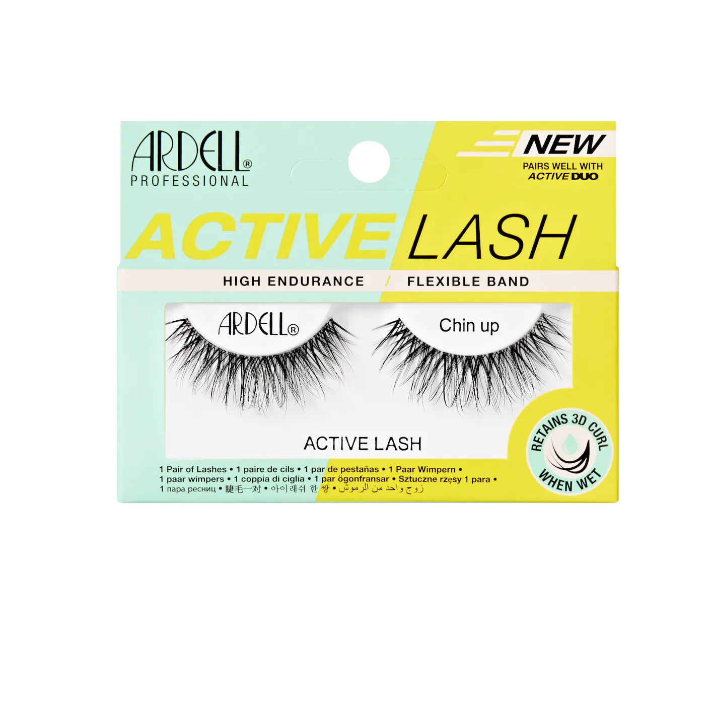Ardell Active Lashes Chin Up - Black - ONE SIZE
