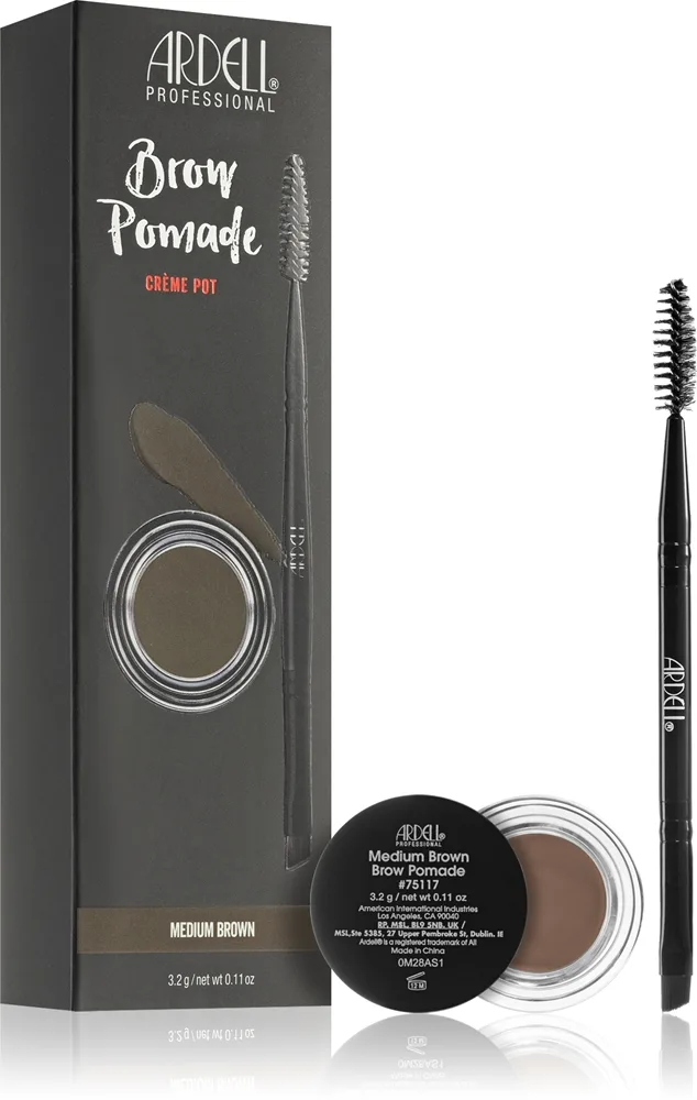 Ardell Brows Ögonbrynspomada med borste Skugga Soft Black 3.2 g