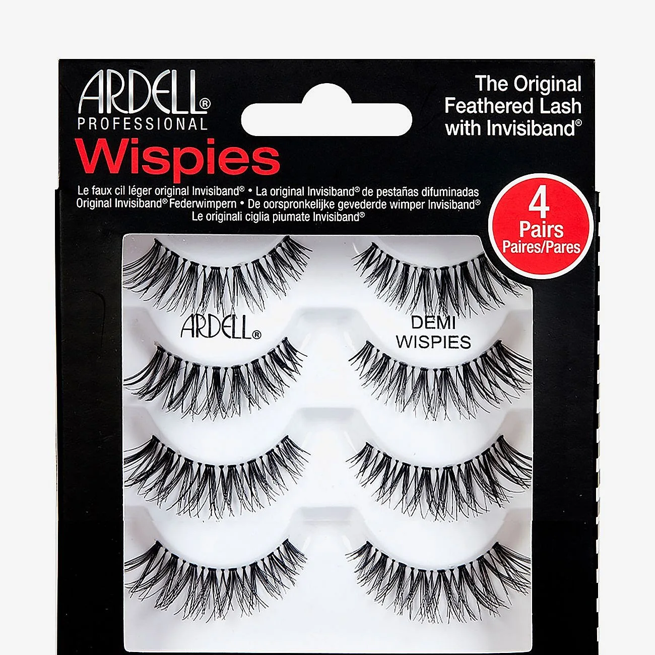 Ardell Demi Wispies Multipack 4 Pairs - Black - ONE SIZE