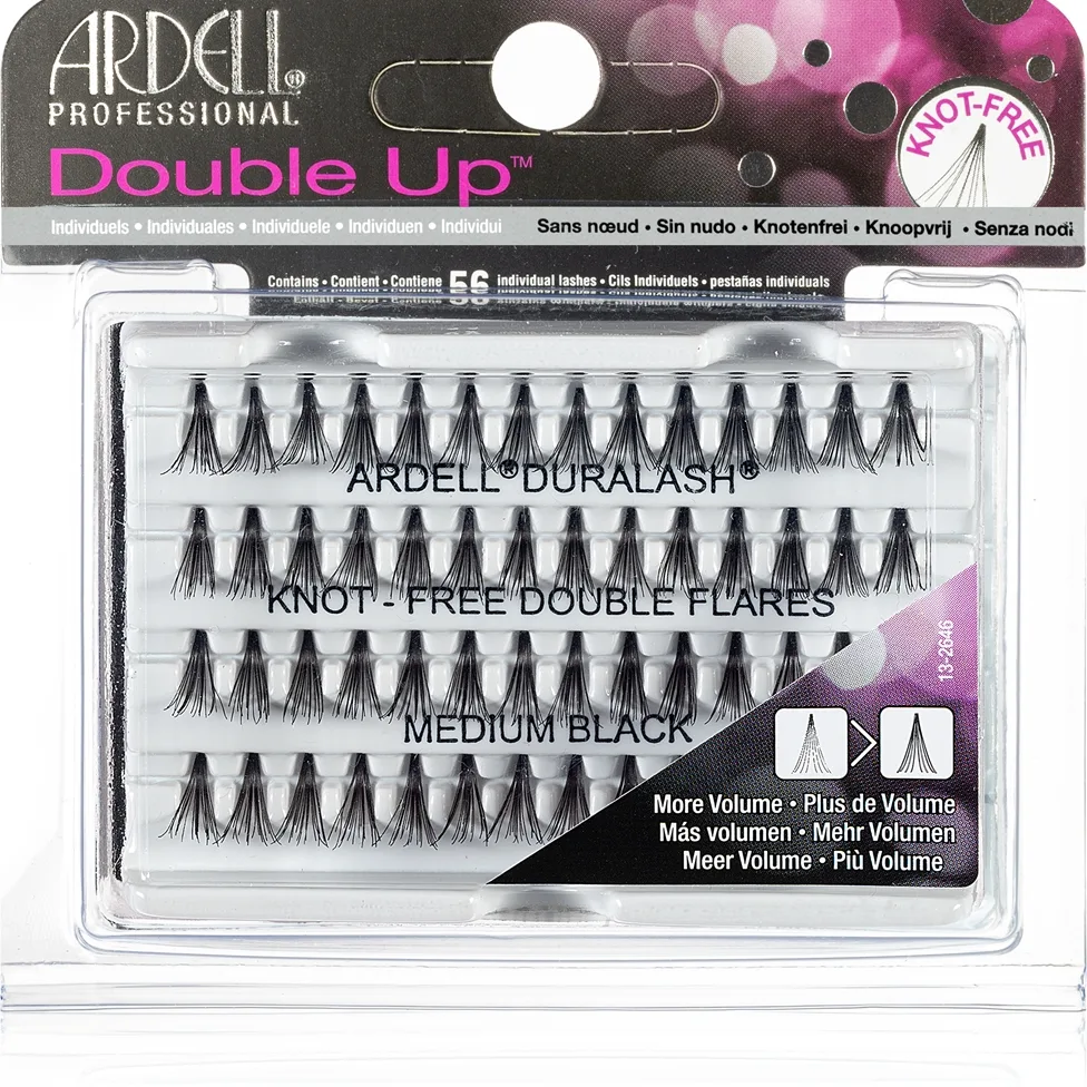 Ardell Double Up Klyngevipper uden knuder Størrelse Medium Black