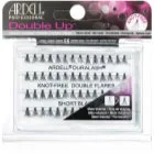 Ardell Double Up Knutlösa individuella klusterfransar Storlek Short Black