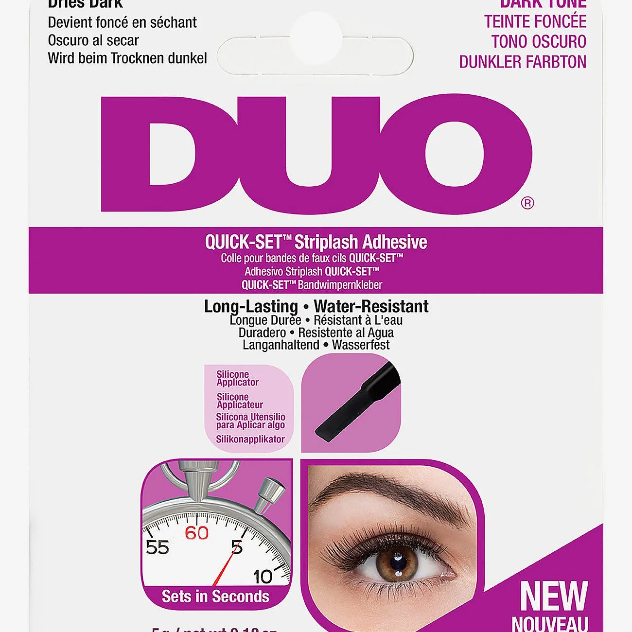 DUO Quick Set Adhesive Brush Vippelim Dark - 5 g.