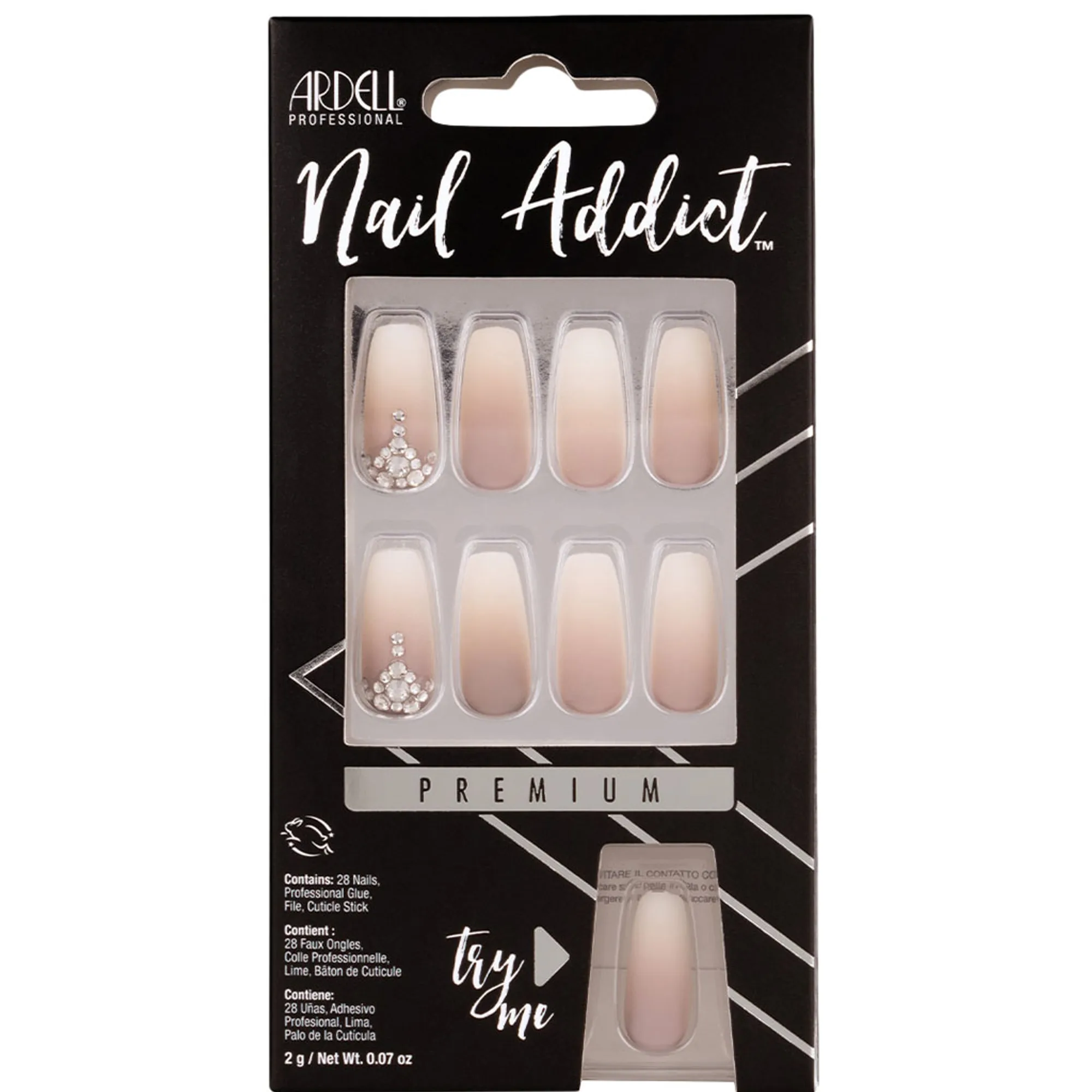 Ardell Nail Addict Rich Tan Ombre Lösnaglar