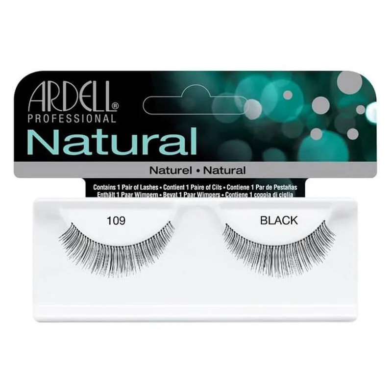 Ardell Natural Kunstige øjenvipper 109 Black 1 stk.