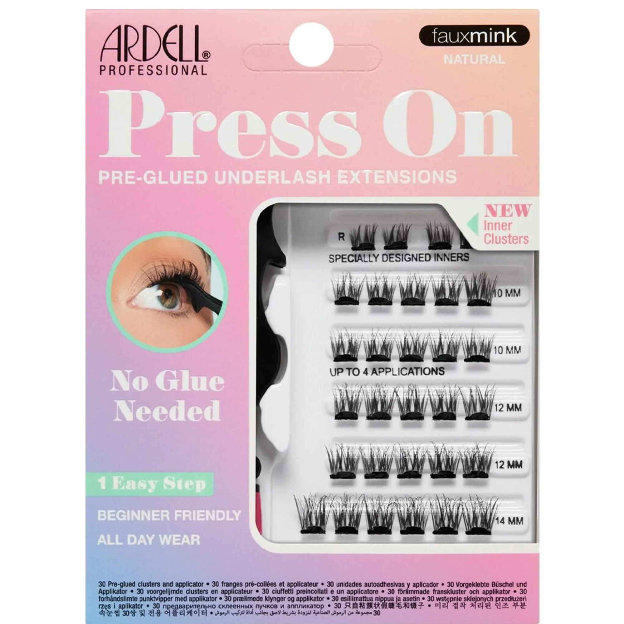Ardell Press On fauxmink Natural Øjenvipper