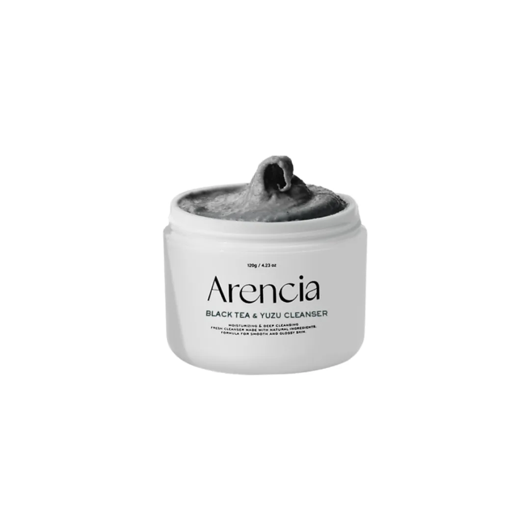 Arencia Black Tea & Yuzu Rice Mochi Cleanser 120g