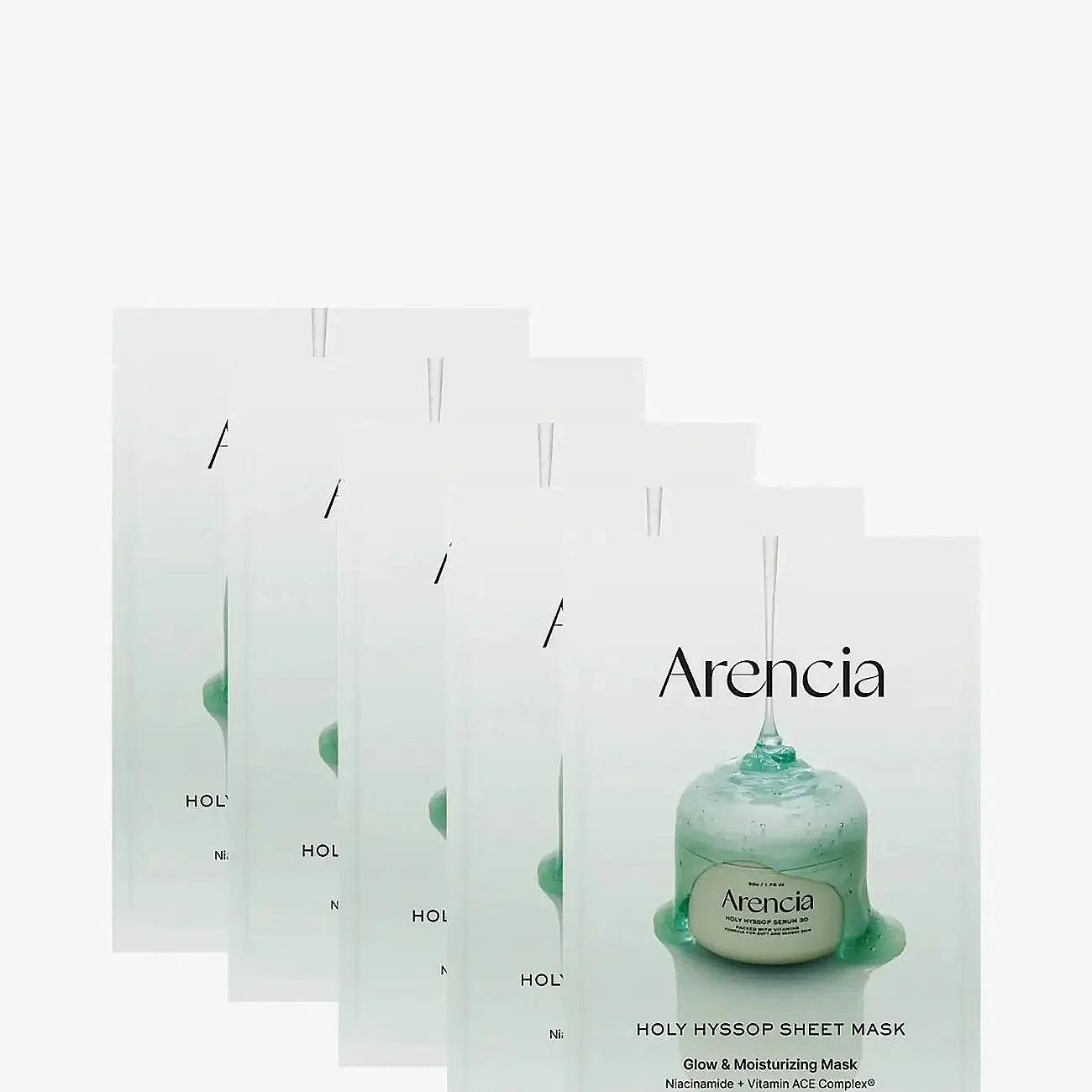 Arencia Arencia - Holy Hyssop Sheet Mask (5 Pcs.) - Nude - 5 PCS