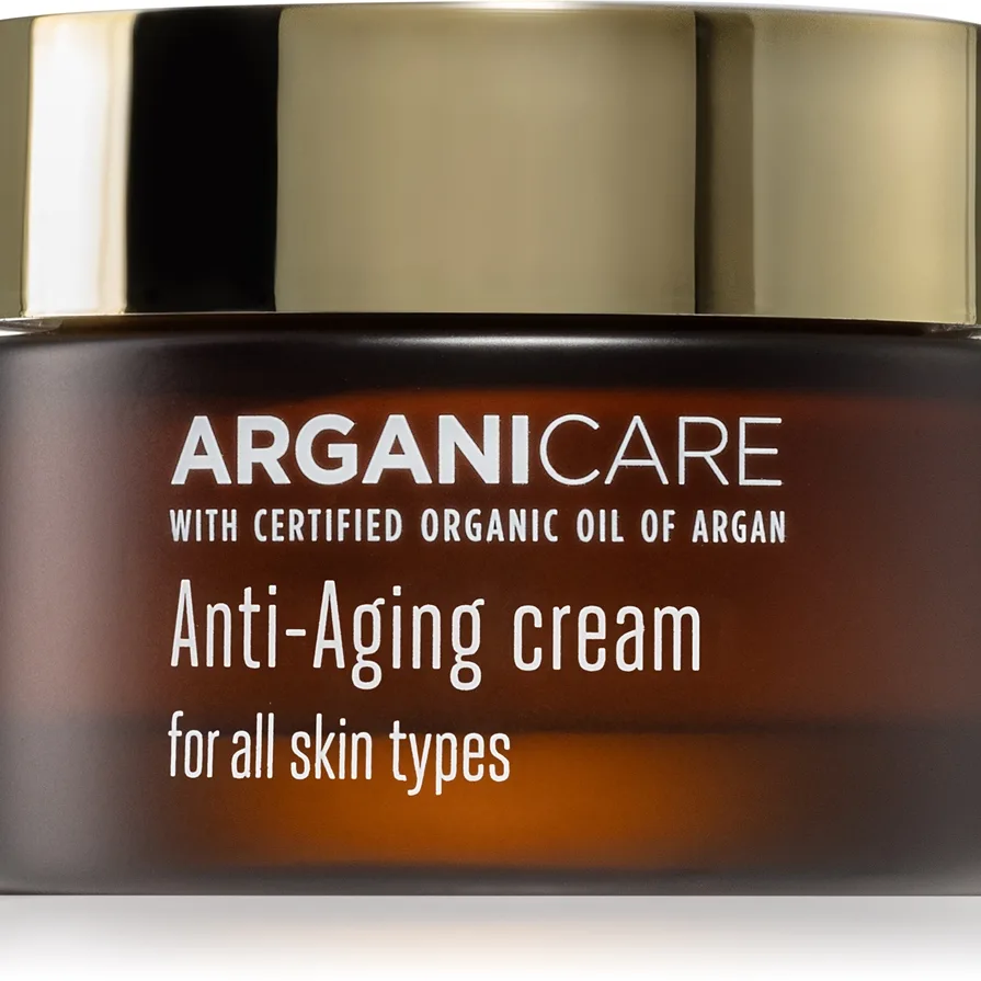 Arganicare Anti-Aging Cream Beskyttelsescreme mod hudaldring til alle hudtyper 50 ml
