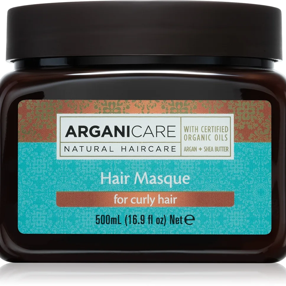 Arganicare Argan Oil & Shea Butter Hair Masque Fugtende og nærende maske til krøllet hår 500 ml