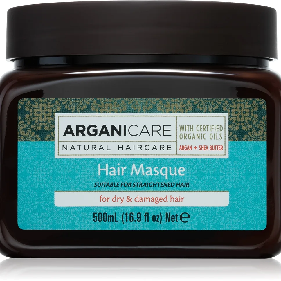 Arganicare Argan Oil & Shea Butter Hair Masque Fugtende og nærende maske til tørt og skadet hår 500 ml
