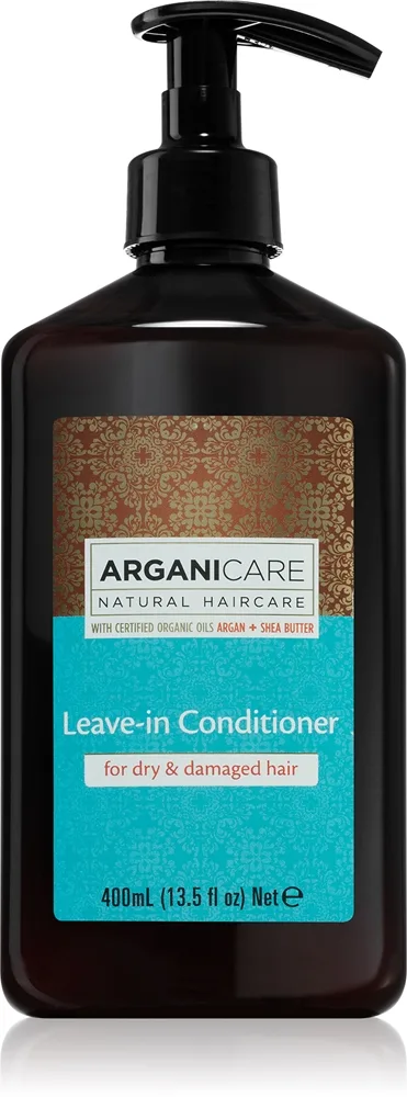 Arganicare Argan Oil & Shea Butter Leave-In Conditioner Leave-in balsam til tørt og skadet hår 400 ml