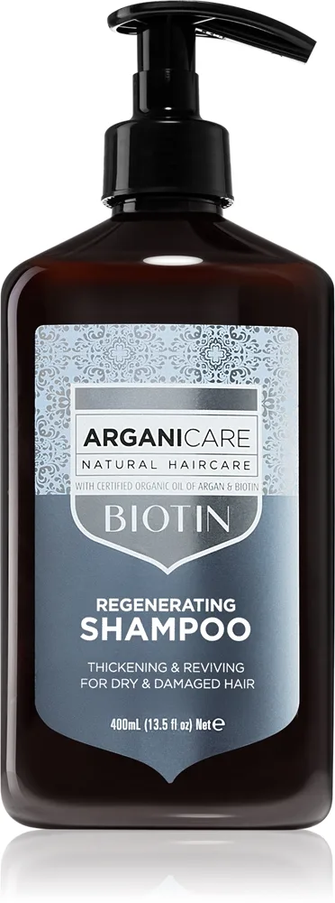 Arganicare Biotin Regenerating Shampoo Shampoo til fint hår Med biotin 400 ml