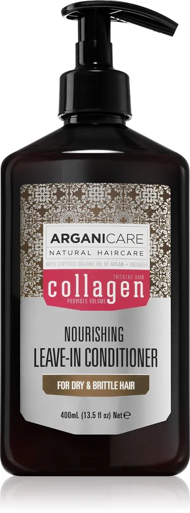 Arganicare Collagen Nourishing Leave-In Conditioner Leave-in balsam Til skrøbeligt hår 400 ml