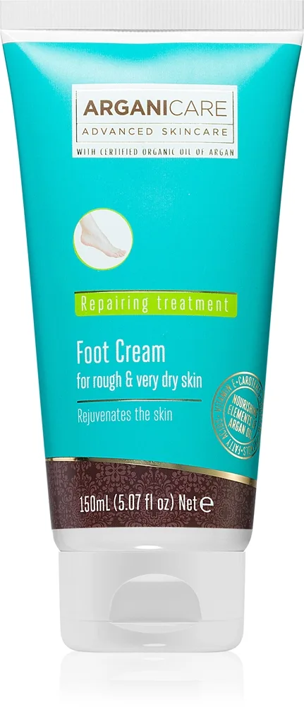Arganicare Hydration Treatment Foot Cream schützende und pflegende Handcreme für Füssen 150 ml