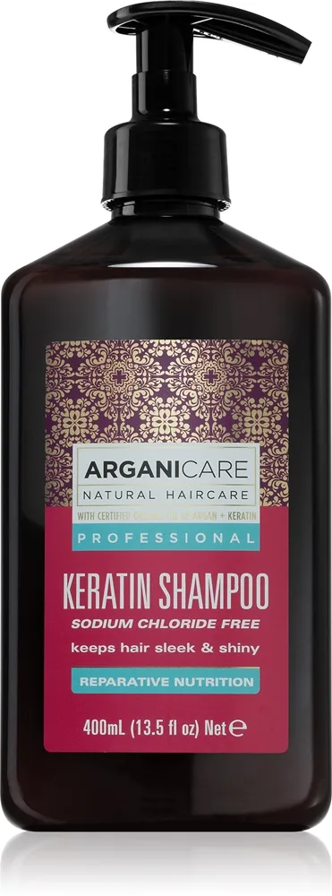 Arganicare Keratin Shampoo Gendannende shampoo 400 ml