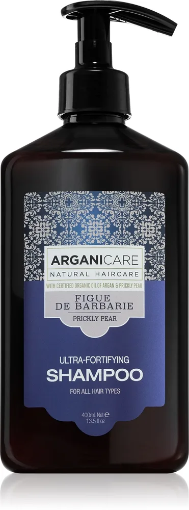 Arganicare Prickly Pear Ultra-Fortifying Shampoo Dybderensende shampoo  Til forstærkning af hår 400 ml