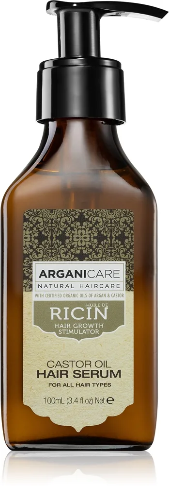 Arganicare Ricin Castor Oil Hair Serum Serum til hår til alle hårtyper 100 ml