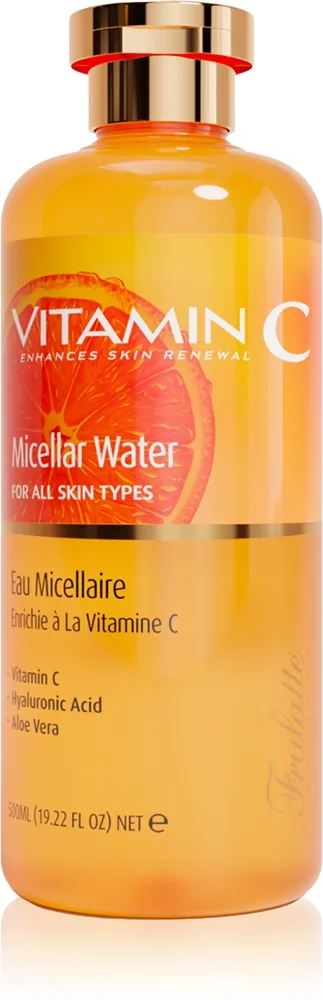 Arganicare Vitamin C Micellar Water misellivesi sisältää C-vitamiinia 500 ml