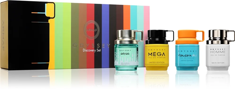 Armaf Odyssey Black Discovery Set Set Unisex 4x12 ml