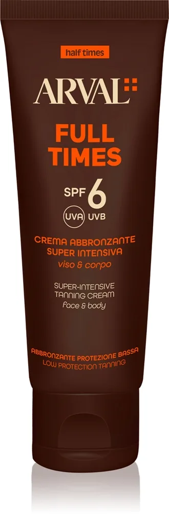 Arval Half Times Super-Intensive Tanning Cream Solkräm för djup solbränna 150 ml