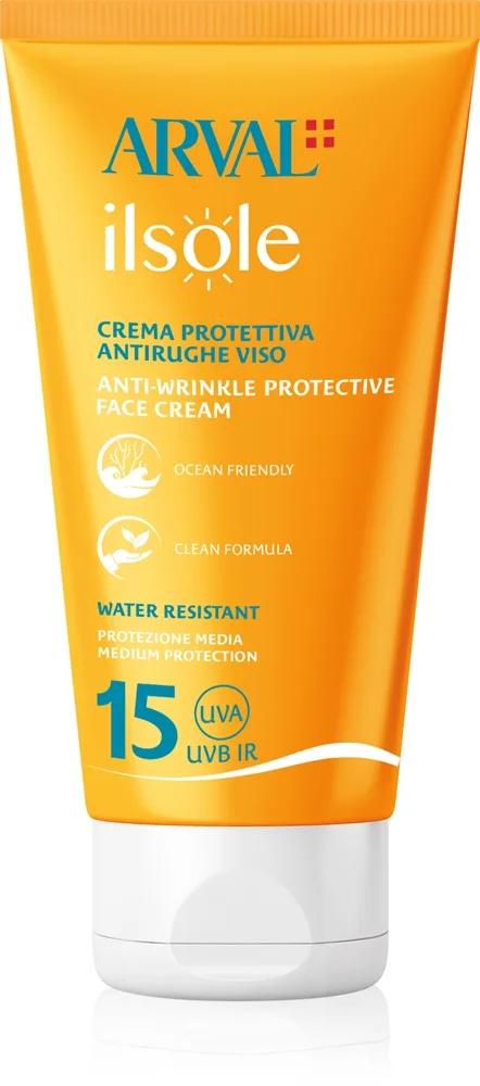 Arval IlSole Anti-wrinkle Protective Face Cream SPF 15 Beskyttende creme med anti-rynkeeffekt SPF 15 50 ml