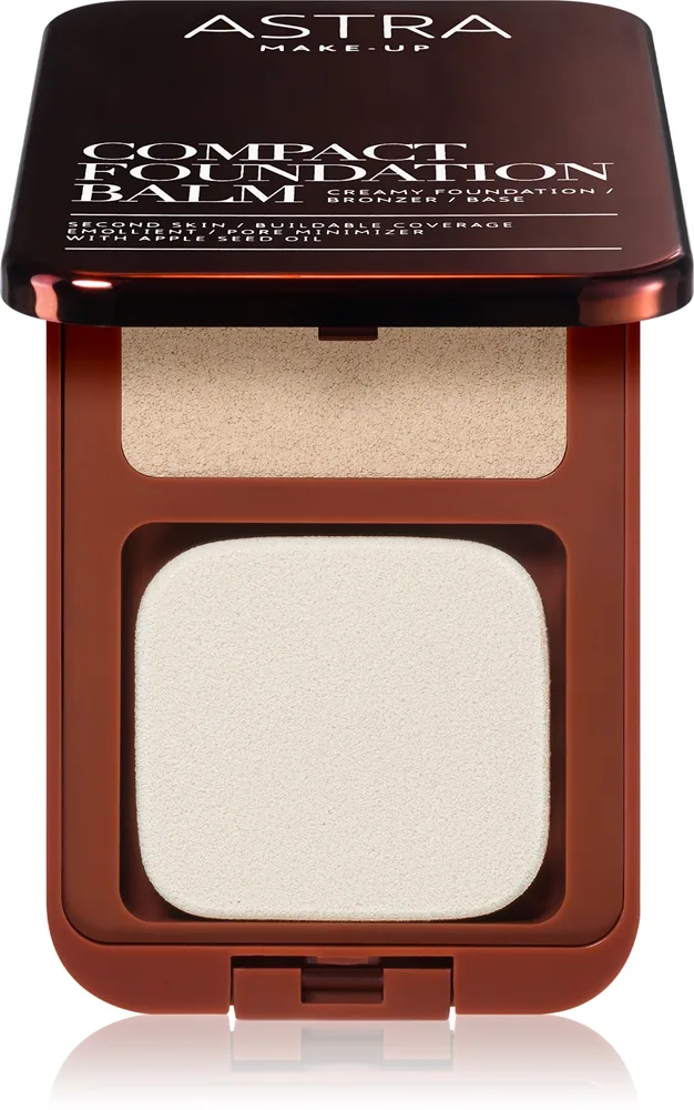 Astra Make-up Compact Foundation Balm kompakti voidemainen meikkivoide sävy 03 Light/Medium 7,5 g
